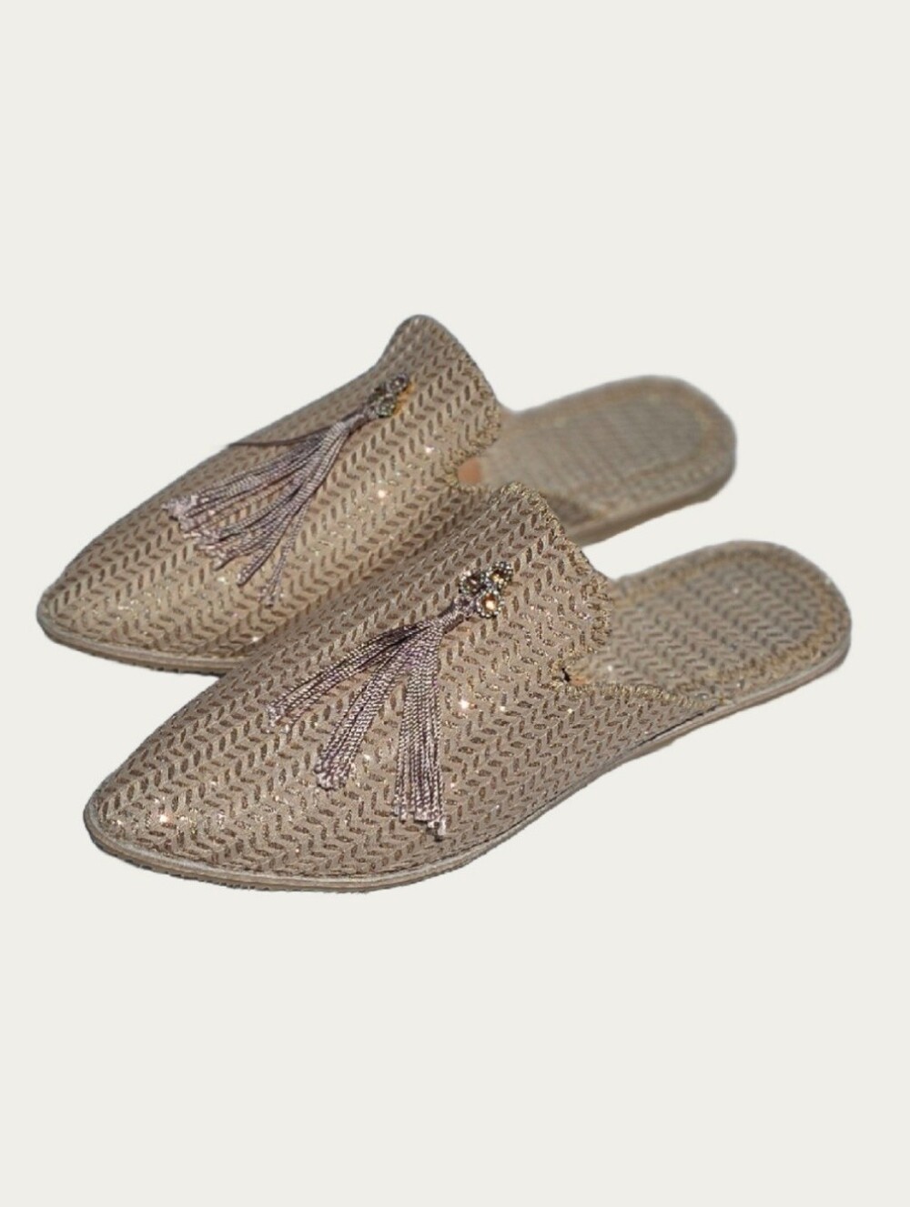 FES Super Royal Moroccan Babouche Mules - Size 41 - EUC